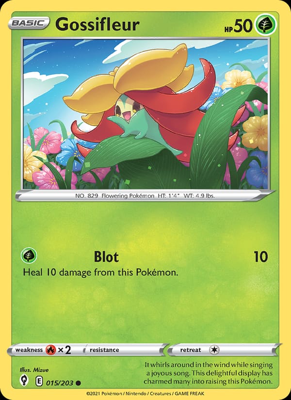 Gossifleur 015/203 Evolving Skies Pokémon card