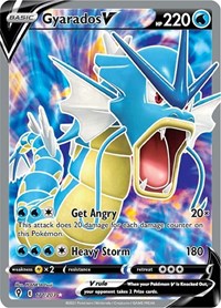 Gyarados V 171/203 Ultra Rare – Evolving Skies Pokémon card