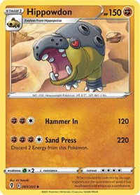 Hippowdon 085/203 Uncommon – Evolving Skies Pokémon card