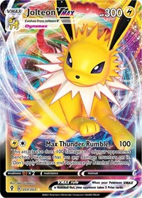 Jolteon VMAX 051/203 Ultra Rare – Evolving Skies Pokémon card