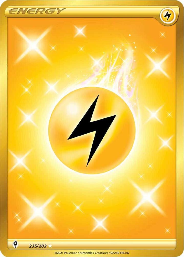 Lightning Energy 235/203 Evolving Skies Pokémon card