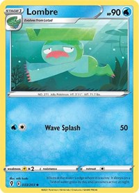 Lombre 033/203 Uncommon – Evolving Skies Pokémon card