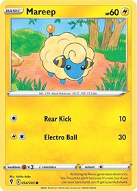 Mareep 054/203 Common – Evolving Skies Pokémon card