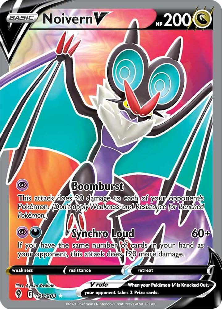Noivern V 195/203 Evolving Skies Pokémon card
