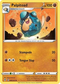 Palpitoad 089/203 Uncommon – Evolving Skies Pokémon card