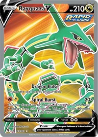 Rayquaza V 193/203 Ultra Rare – Evolving Skies Pokémon card
