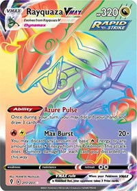 Rayquaza VMAX 217/203 Secret Rare – Evolving Skies Pokémon card