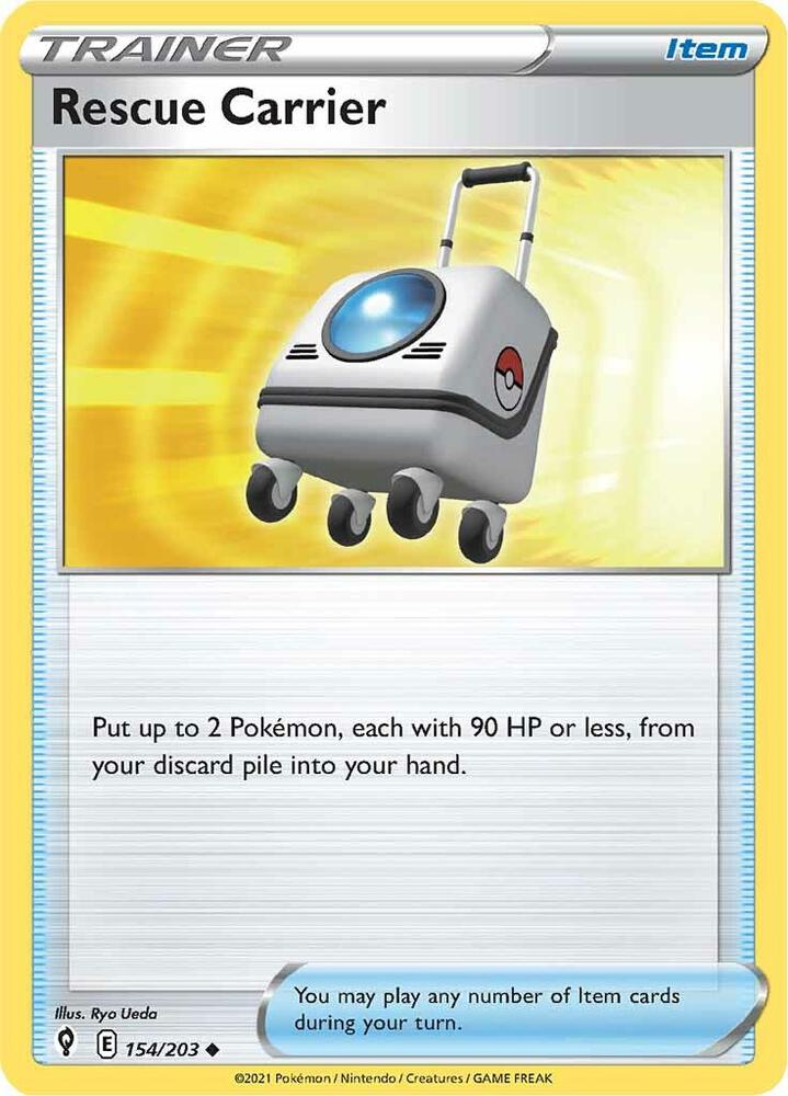 Rescue Carrier 154/203 Evolving Skies Pokémon card