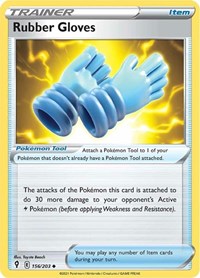 Rubber Gloves 156/203 Uncommon – Evolving Skies Pokémon card