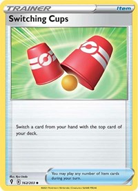Switching Cups 162/203 Uncommon – Evolving Skies Pokémon card