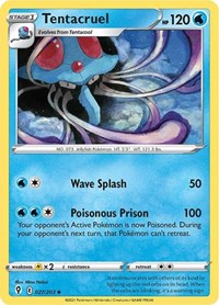 Tentacruel 027/203 Uncommon – Evolving Skies Pokémon card