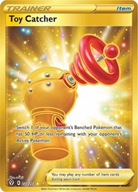 Toy Catcher 233/203 Secret Rare – Evolving Skies Pokémon card