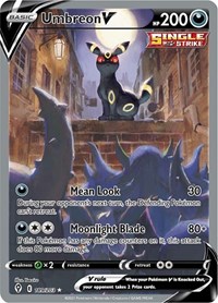 Umbreon V 189/203 Ultra Rare – Evolving Skies Pokémon card