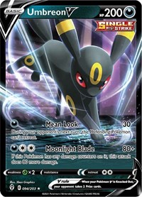 Umbreon V 094/203 Ultra Rare – Evolving Skies Pokémon card