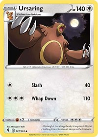 Ursaring 127/203 Uncommon – Evolving Skies Pokémon card