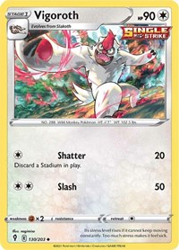 Vigoroth 130/203 Uncommon – Evolving Skies Pokémon card