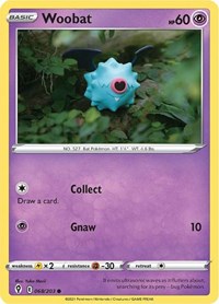 Woobat 068/203 Common – Evolving Skies Pokémon card