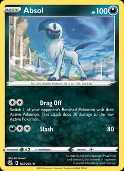Absol 164/264 Rare – Fusion Strike Pokémon card