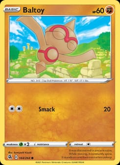 Baltoy 144/264 Common – Fusion Strike Pokémon card