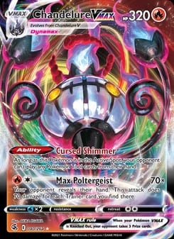Chandelure VMAX 039/264 Ultra Rare – Fusion Strike Pokémon card