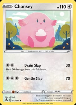 Chansey 202/264 Common – Fusion Strike Pokémon card