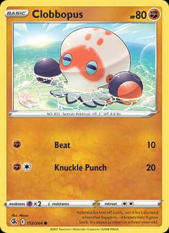 Clobbopus 152/264 Common – Fusion Strike Pokémon card