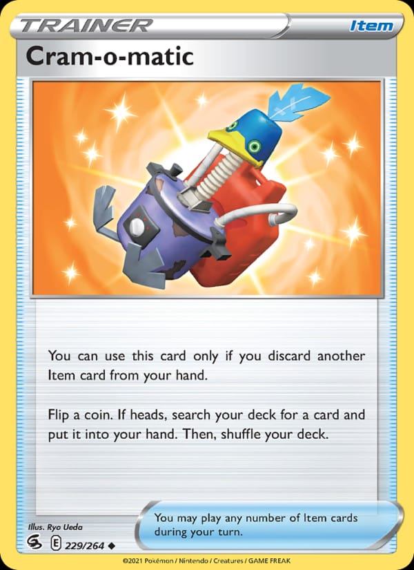 Cram-o-matic 229/264 Fusion Strike Pokémon card