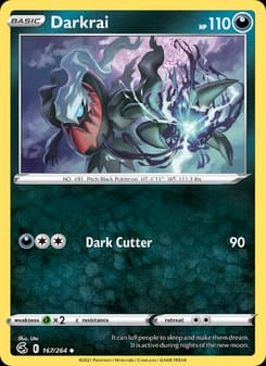 Darkrai 167/264 Uncommon – Fusion Strike Pokémon card