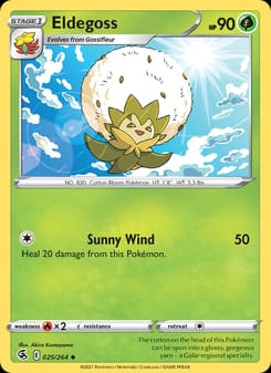Eldegoss 025/264 Uncommon – Fusion Strike Pokémon card