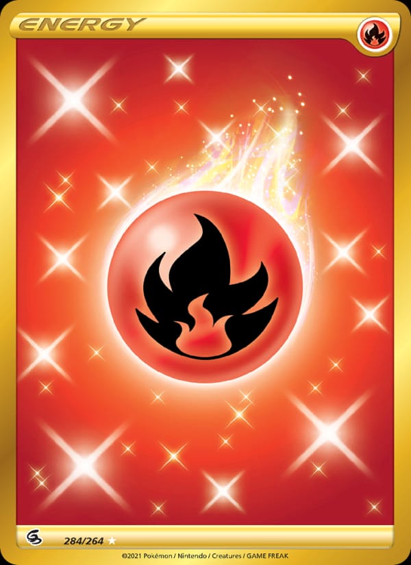 Fire Energy 284/264 Fusion Strike Pokémon card