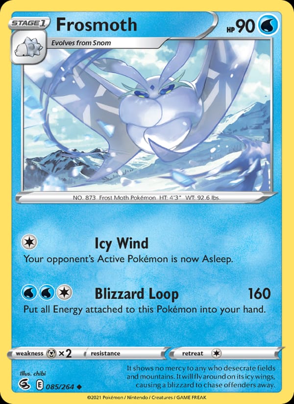 Frosmoth 085/264 Fusion Strike Pokémon card