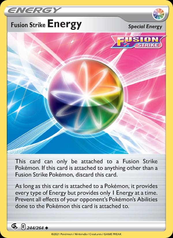Fusion Strike Energy 244/264 Fusion Strike Pokémon card