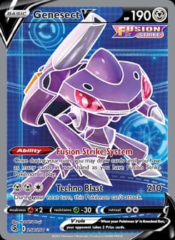 Genesect V 254/264 Ultra Rare – Fusion Strike Pokémon card