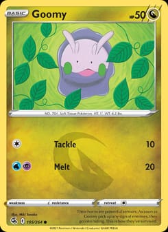 Goomy 195/264 Common – Fusion Strike Pokémon card