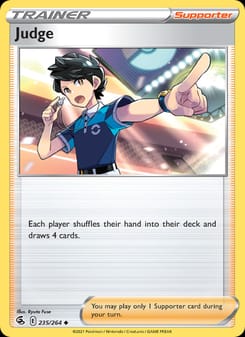 Judge 235/264 Uncommon – Fusion Strike Pokémon card
