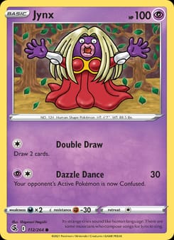 Jynx 112/264 Common – Fusion Strike Pokémon card