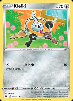 Klefki 186/264 Common – Fusion Strike Pokémon card