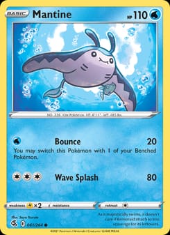 Mantine 061/264 Common – Fusion Strike Pokémon card