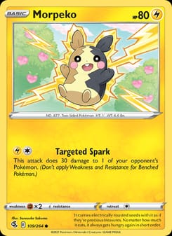 Morpeko 109/264 Common – Fusion Strike Pokémon card