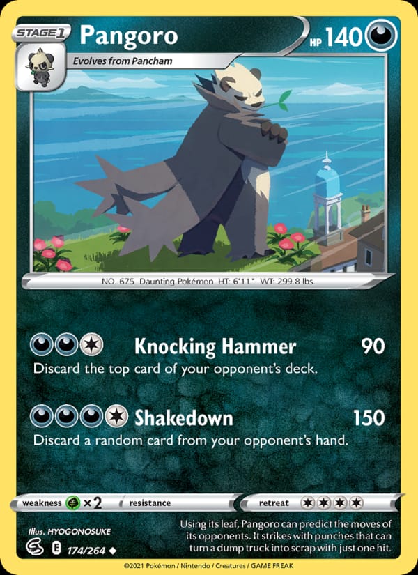 Pangoro 174/264 Fusion Strike Pokémon card