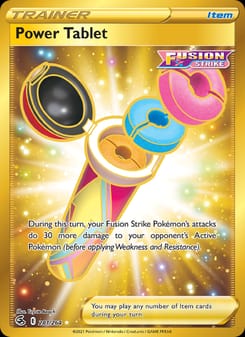 Power Tablet 281/264 Secret Rare – Fusion Strike Pokémon card