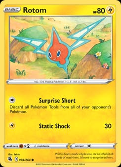 Rotom 094/264 Common – Fusion Strike Pokémon card