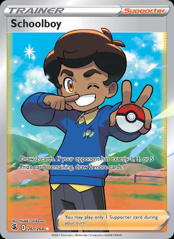 Schoolboy 261/264 Fusion Strike Pokémon card