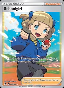 Schoolgirl 262/264 Ultra Rare – Fusion Strike Pokémon card