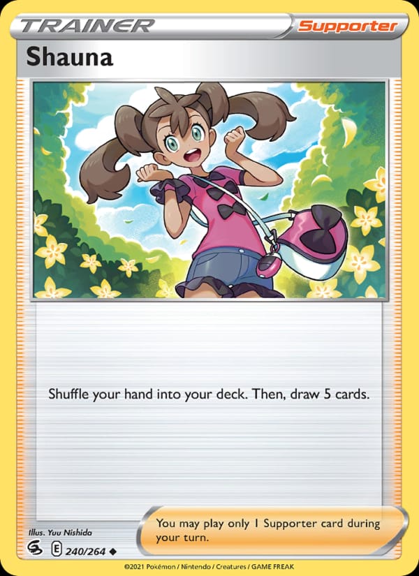 Shauna 240/264 Fusion Strike Pokémon card