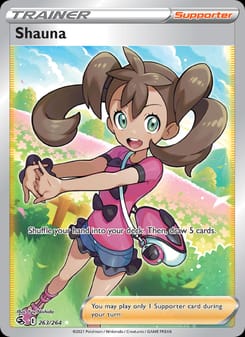 Shauna 263/264 Ultra Rare – Fusion Strike Pokémon card