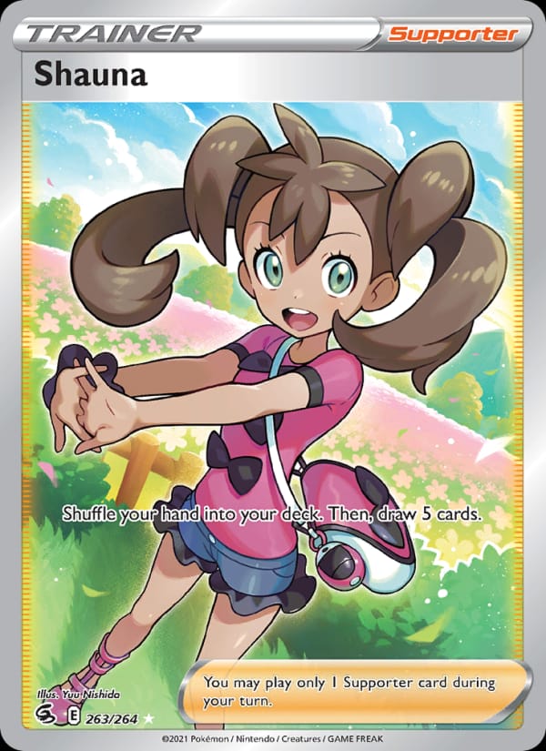 Shauna 263/264 Fusion Strike Pokémon card