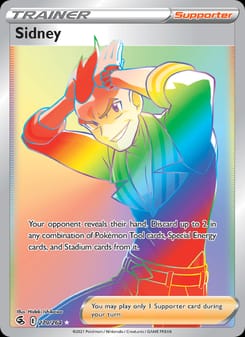 Sidney 279/264 Secret Rare – Fusion Strike Pokémon card