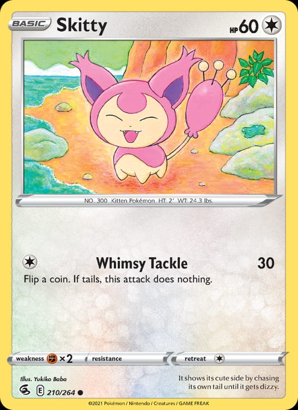 Skitty 210/264 Fusion Strike Pokémon card