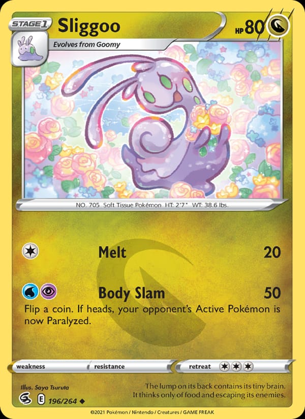 Sliggoo 196/264 Fusion Strike Pokémon card